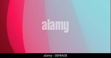 Wide stripped background. Stripes with color transition. Abstract background with dynamic effect and vibrant gradients. Illustration for cover, screen Stock Vector