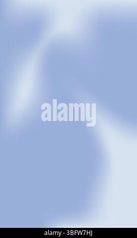 Elegant blue pastel abstract illustration with soft gradients and smooth transitions. A modern vertical layout perfect for digital design. Stock Vector