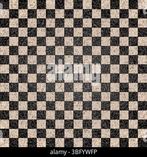 Black and white checkered pattern creating stunning visual effect Stock Photo
