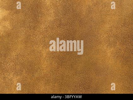 Close-up of brown suede leather texture creating warm, natural background Stock Photo