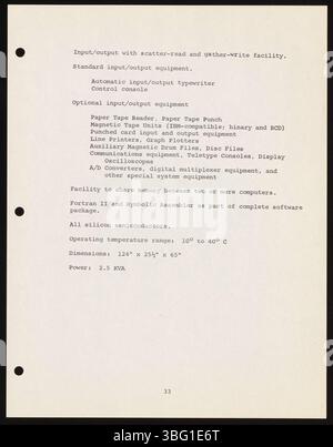 This page provides instructions for the Beckman-SDS Integrated Computing System, Model 2220/920, which was introduced in 1964. The system combined the Beckman 2200 analog computer and the SDS 920 digital computer, designed for industries such as petroleum, aerospace, and defense. The company ceased production due to high costs and customization time, limiting wide adoption of the technology. Stock Photo