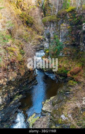 United Kingdom, UK Scotland Great Britain, Highlands, Wester Ross, British Isles, UK, United Kingdom Highland Corrieshalloch Gorge Stock Photo