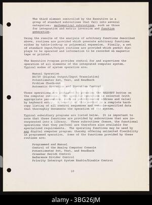 The Beckman/SDS Integrated Computing System, Model 2220-920, introduced in 1964, combined a Beckman 2200 analog computer with a SDS 920 digital computer. These systems were used in various industries such as petroleum, aerospace, and defense. Beckman Instruments halted production due to high customization costs and extended production times. Stock Photo