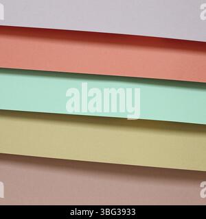 Abstract purple and pink, green, beige color paper background Stock Photo