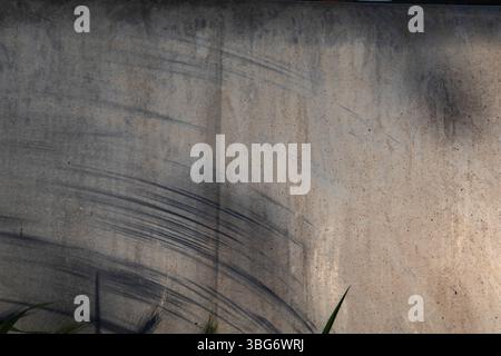 Rust Spots and Stains on White Metal Surface, Industrial Corrosion Texture Stock Photo
