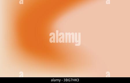 Vibrant peach abstract background featuring smooth neon gradients and vivid color transitions. The digital design showcases fluid motion and sleek Stock Vector