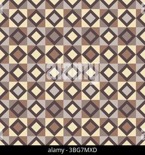Minimalist Geometric Mid Mod Seamless Pattern Stock Vector