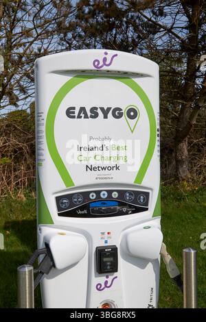 eir easygo electric car charging station belmullet county mayo republic of ireland Stock Photo