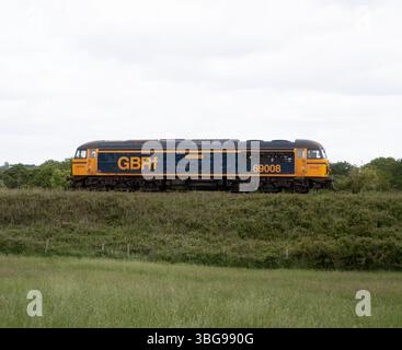 GB Railfreight class 69 diesel locomotive 69001 on the west coast ...