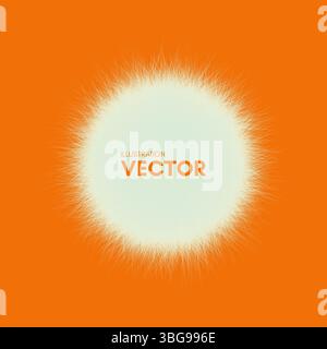 Sun. Sunburst abstract vector illustration. Stock Vector