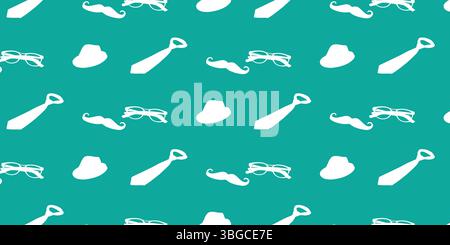 Father’s Day Pattern with Tools and Accessories Stock Vector