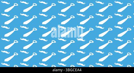 Seamless Father’s Day Background with Tool Icons Stock Vector
