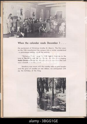 The 1952 College of Saint Mary of the Springs yearbook highlights student life, faculty, campus activities, and local business advertisements. Founded in 1911 by the Dominican Sisters, the college was dedicated to providing a Catholic women’s education. Men enrolled in 1964, and the college became Ohio Dominican University in 1968. Stock Photo