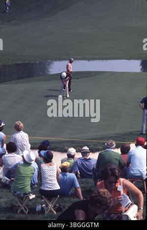 A view of the 1977 Memorial Tournament pro-am at Muirfield Village Golf ...