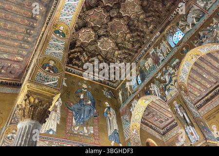 Royal Palace and Palatine Chapel of the Norman Palace in Palermo, Sicily Stock Photo