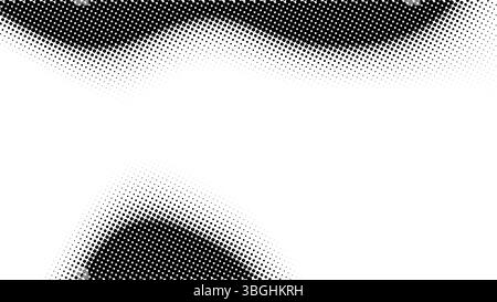 Vintage dot background with gradient and comic pattern, featuring noise and vector grid overlay for retro poster design. Stock Vector