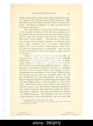 In 'The Color Line in Ohio' (1913), the historical context of racial ...