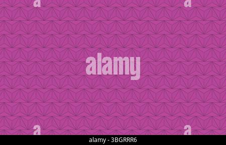 Vibrant Magenta Seamless Geometric Triangle Pattern Background for Digital Art, Wrapping, and Modern Decor Stock Vector