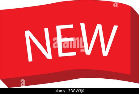NEW emphasis label icon. New product sticker icon. Editable vector ...