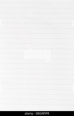 Simple white lined paper background ideal for various design needs. Perfect for notes, templates, or any minimalist project requiring a clean surface. Stock Photo