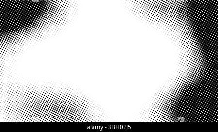 Gradient comic dot background noise pattern grid vector wave. Overlay ...