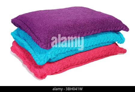 blankets photographed on a white background Stock Photo