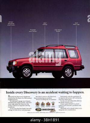 Vintage Smithsonian magazine April 1995 issue advert, USA Stock Photo ...