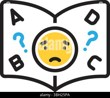 Icon for difficulty,problems Stock Vector