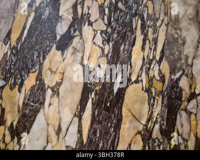 Beautiful Polished Marble Texture with Natural Veining Stock Photo