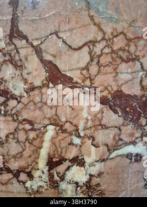 Beautiful Polished Marble Texture with Natural Veining Stock Photo