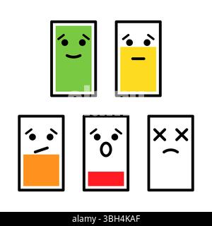 Battery levels vector Stock Vector Image & Art - Alamy