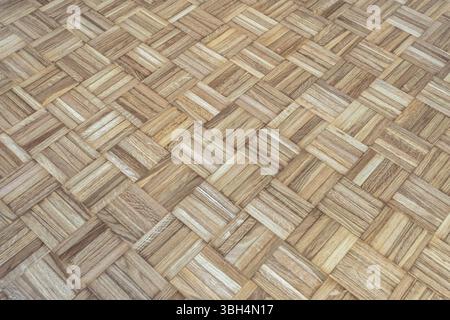 Oak square parquet floor texture. It can be used as background Stock Photo