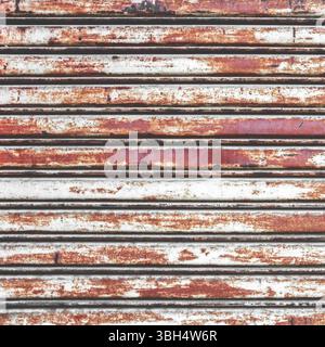 Rusty shutters of a garage. Ideal for concept and backgrounds Stock Photo