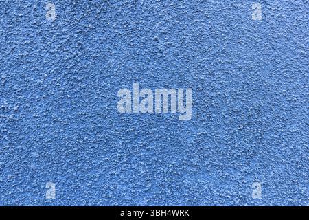 Abstract deep blue wall plastered texture. Rustic background Stock Photo