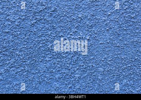 Abstract deep blue wall plastered texture. Rustic background Stock Photo