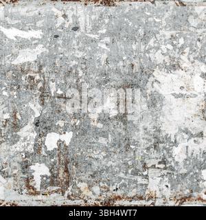 Rusted wall. Grunge wall with rusty frame. Ideal for texture and background Stock Photo
