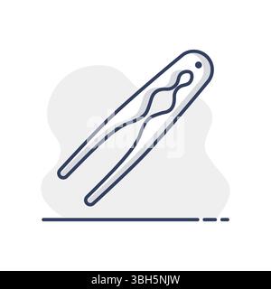Nutcracker pliers vector icon. Kitchen appliances. Graph symbol for cooking web site design, logo, app, UI Stock Vector