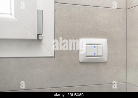 Electric roller shutter switch. Modern style Stock Photo - Alamy
