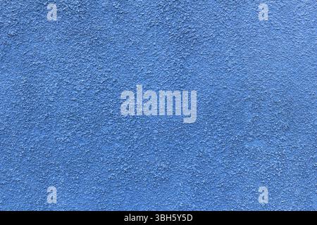 Abstract deep blue wall plastered texture. Rustic background Stock Photo