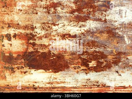Rusty metal texture. Abstract corroded colorful rusty metal background Stock Photo