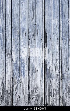 Old wooden light blue painted surface. Light blue old wood planks background Stock Photo