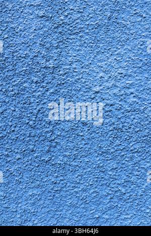Abstract deep blue wall plastered texture. Rustic background Stock Photo