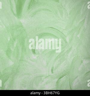 Green wall painted in a Provence style. It can be used as background and texture Stock Photo
