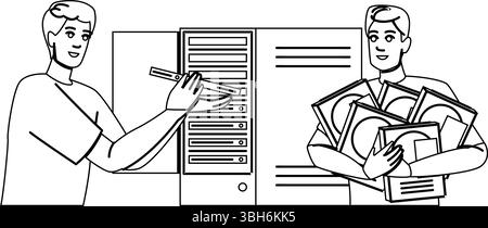 storage raid arrays vector. redundancy performance, data mirroring ...