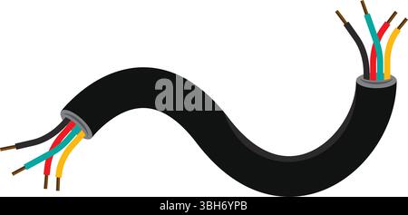 cable element icon illustration symbol design Stock Vector