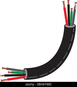 cable element icon illustration symbol design Stock Vector