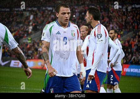Mateo Retegui of Italy in action during the 2026 FIFA World Cup