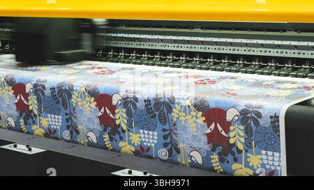 Industrial printing modern digital inkjet printer Industrial printing modern digital inkjet printer Stock Photo