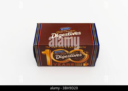 McVities milk chocolate digestives Stock Photo