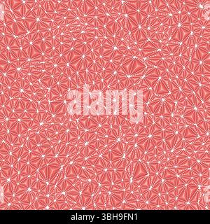 Minimal geometric background. Small triangles size. Multiple repeated inner triangles. One tone colored style. Repeatable pattern. Stock Vector